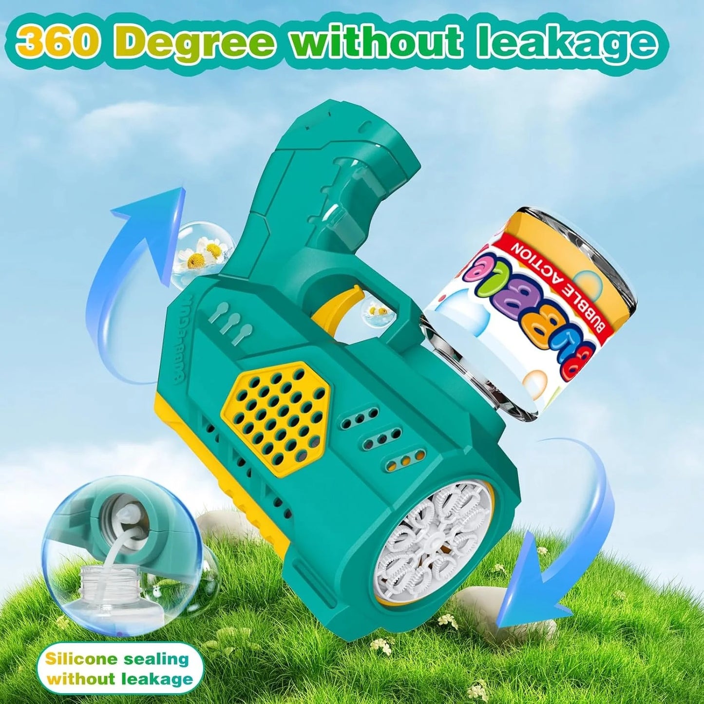 Rocket - 48-Hole Electric Bubble Machine