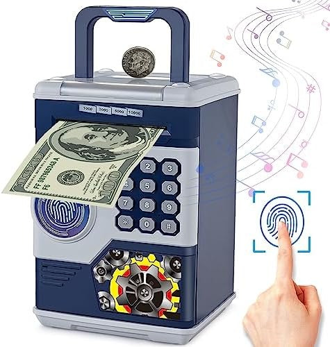 Number Bank Coin & Bill Safe